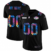 Customized Men's Nike Jets Any Name & Number Black Vapor Untouchable Fashion Limited Jersey,baseball caps,new era cap wholesale,wholesale hats